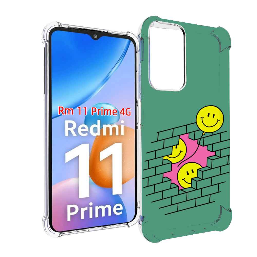 

Чехол MyPads шарики в стене для Xiaomi Redmi 11 Prime 4G, Прозрачный, Tocco