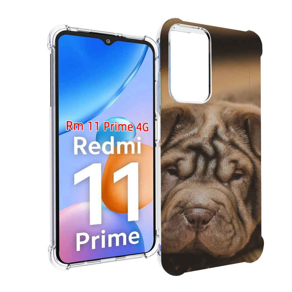 

Чехол MyPads шарпеи для Xiaomi Redmi 11 Prime 4G, Прозрачный, Tocco
