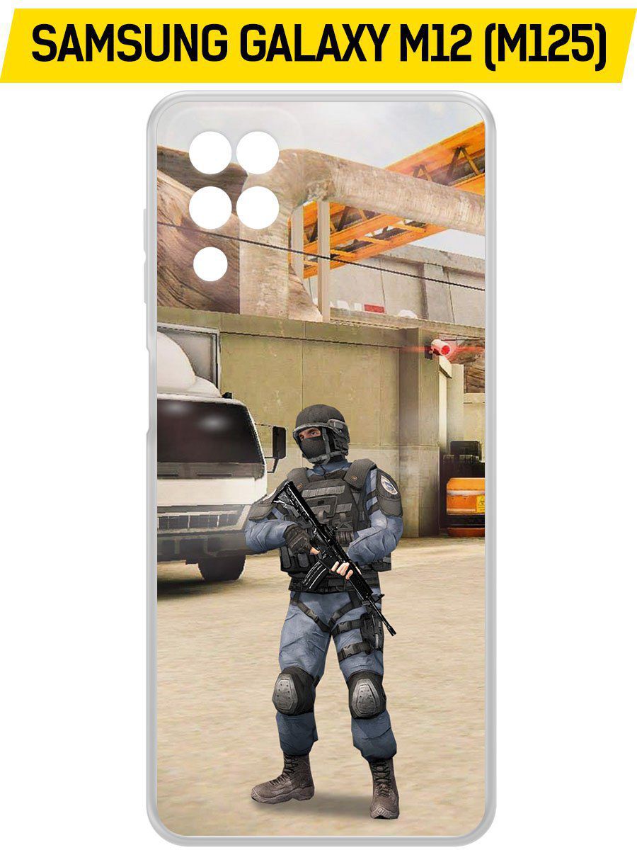 

Чехол-накладка Clear Case Cтандофф 2 (Standoff 2) - GIGN для Samsung Galaxy M12 (M125), Прозрачный