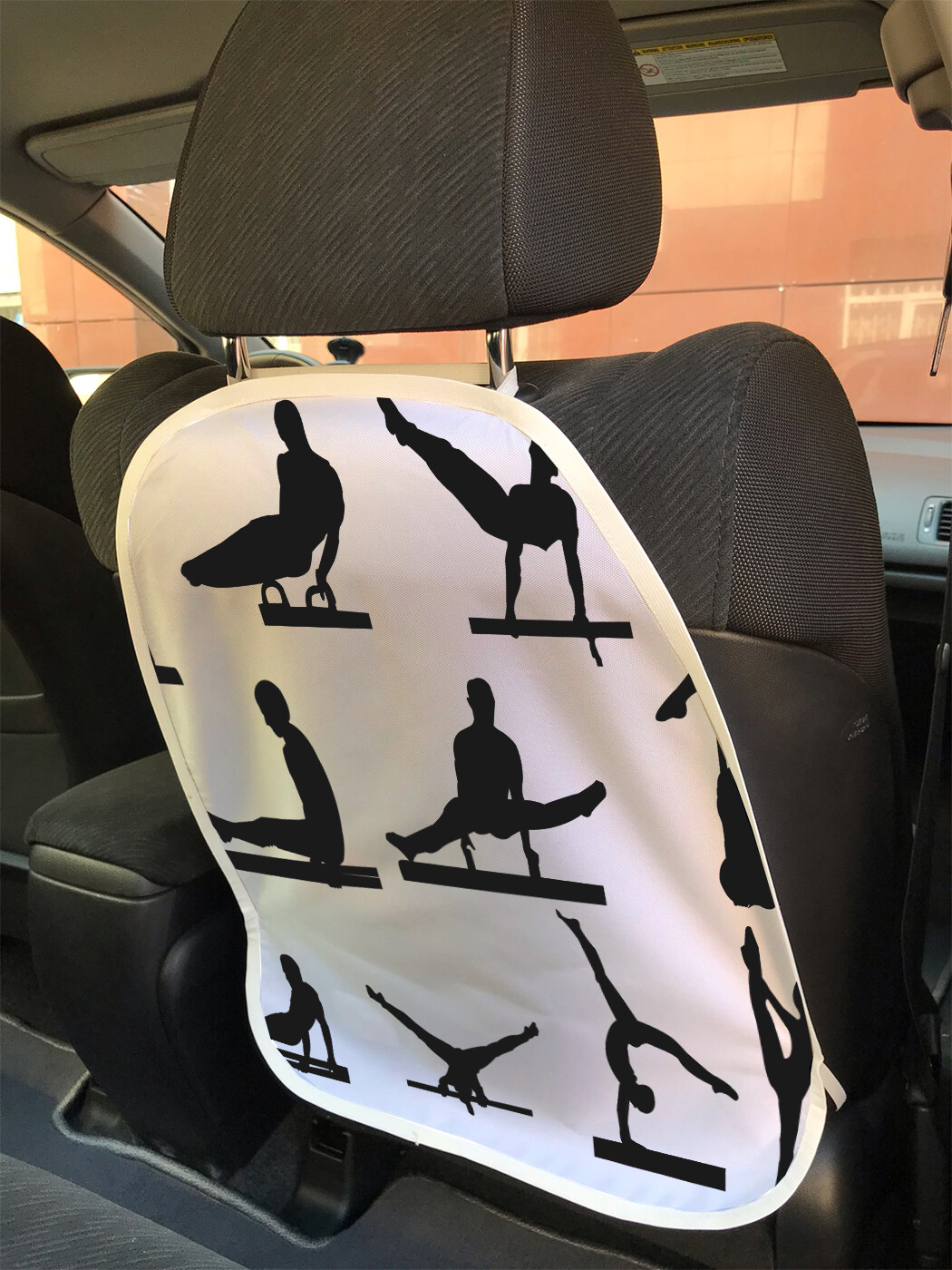 фото Накидка на спинку сиденья joyarty силовая гимнастика, 45х62