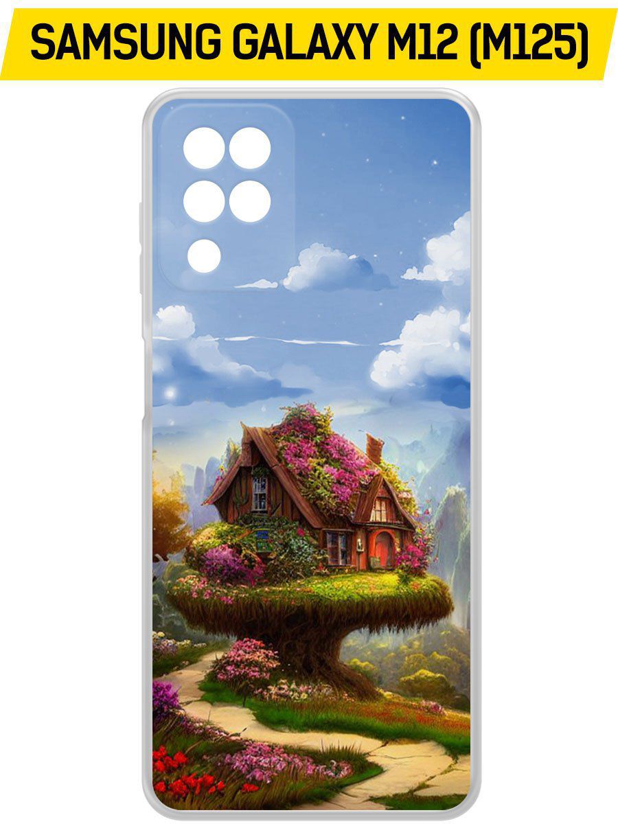 

Чехол-накладка Krutoff Clear Case Дом на дереве для Samsung Galaxy M12 (M125), Прозрачный