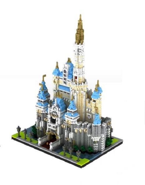 Конструктор 3Д из миниблоков RTOY Замок Дисней Большой, 4708 деталей - WL66519 шахматы madon большой замок малые