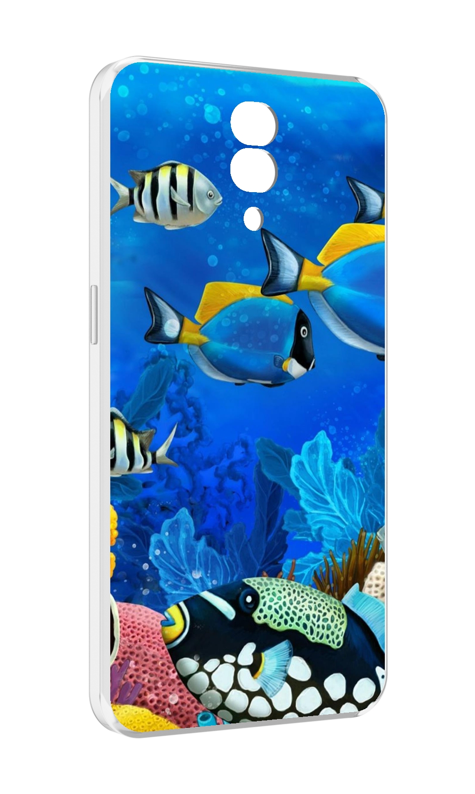 

Чехол MyPads Рыбки для Blackview BV7200, Прозрачный, Tocco