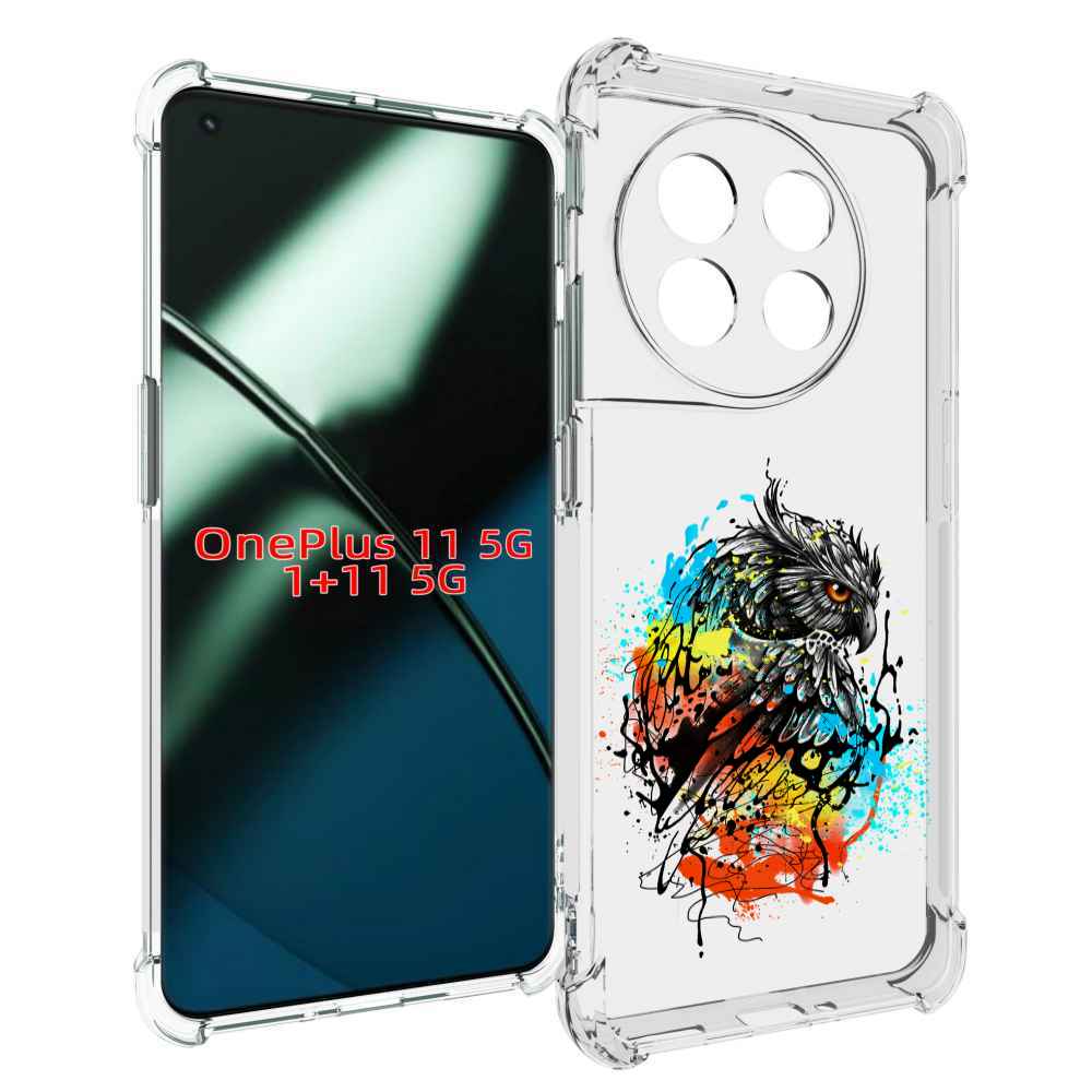 

Чехол MyPads Творческая сова для OnePlus 11, Прозрачный, Tocco