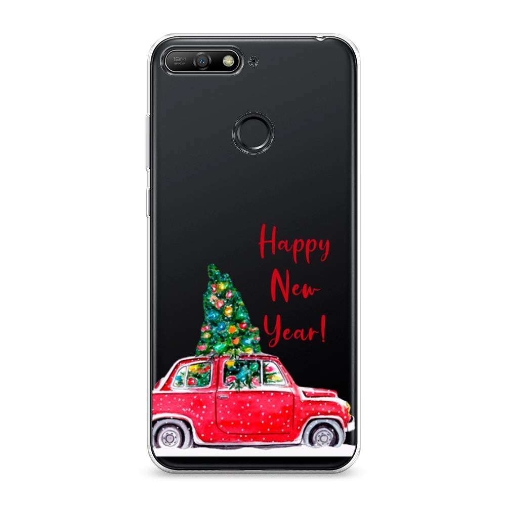 фото Чехол на honor 7c "happy new year" case place