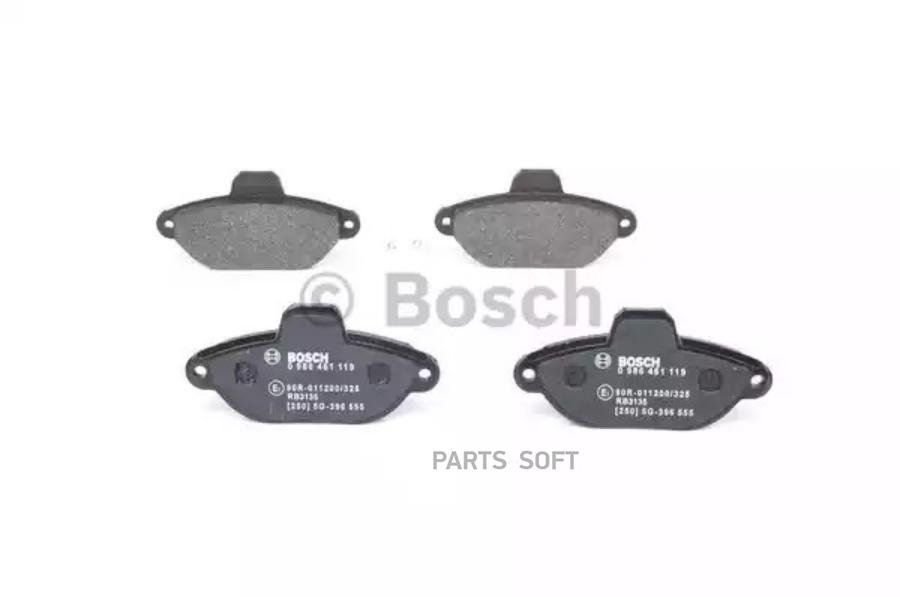

Колодки тормозные дисковые Fiat Panda 2 2003-н.в, Punto 1 1993-2003 передние
