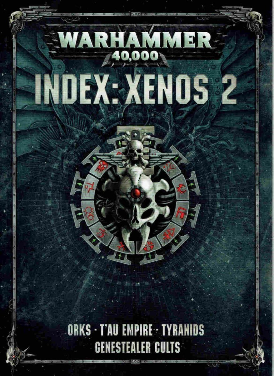 Книга правил для настольной игры Games Workshop Warhammer 40000: INDEX - XENOS VOL 1 миниатюра для игры games workshop warhammer 40000 death guard miasmic malignifier 43 78