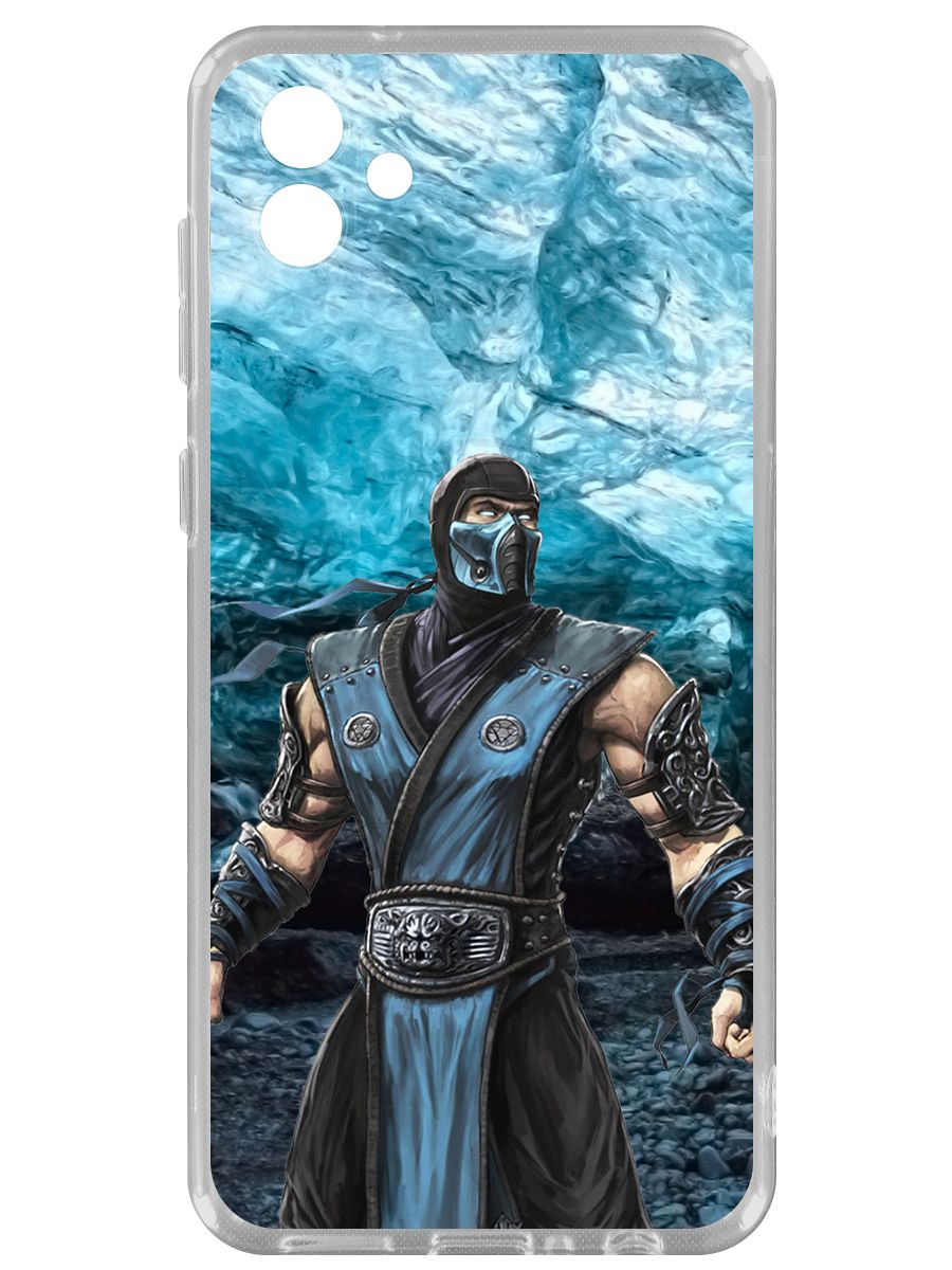 

Чехол-накладка Krutoff Clear Case Мортал Комбат. Саб Зиро для Samsung Galaxy M04 (M045), Прозрачный