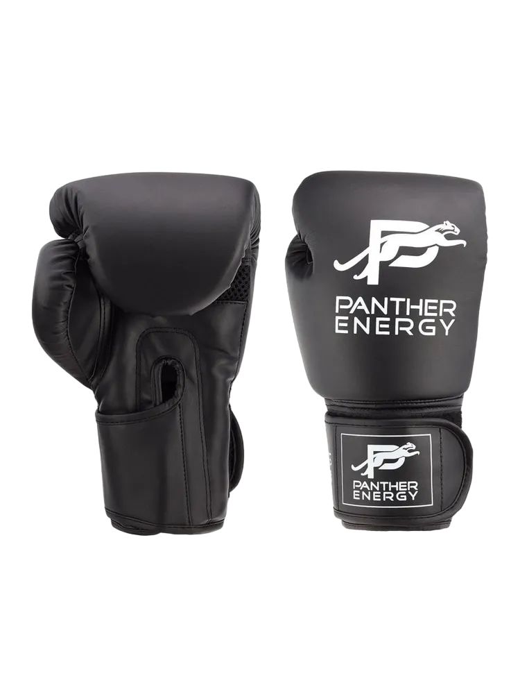 Боксерские перчатки Pantera Energy Series Classic Black 8 унций, черный