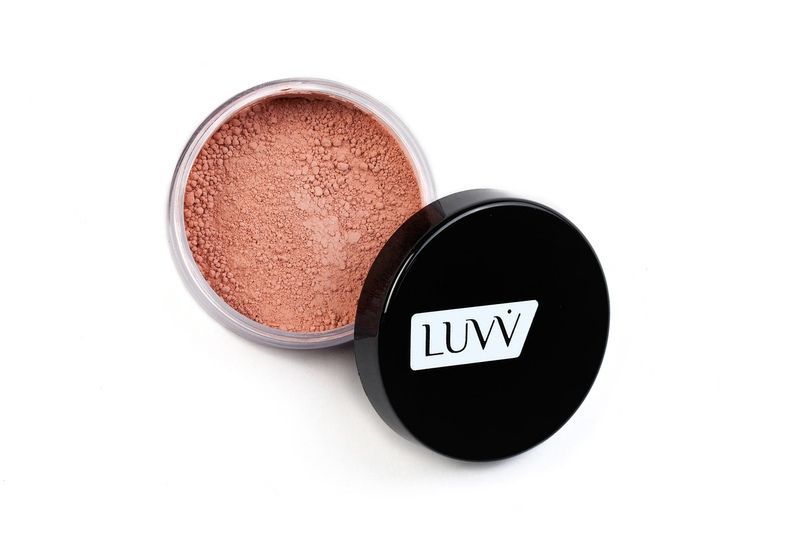 Румяна LUVV минеральные матирующие натурально-розовый 6г набор совершенный тон кожи натурально бежевый оттенок