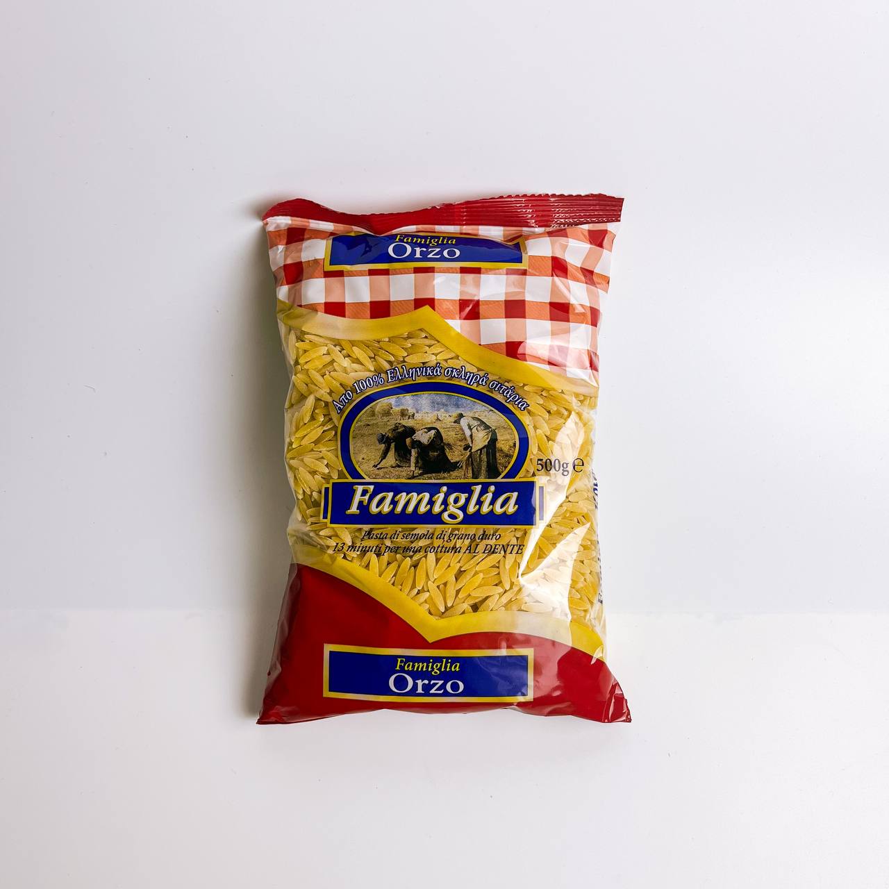 

Паста Famiglia Orzo в форме рисинок, 500 г, Макаронные изделия