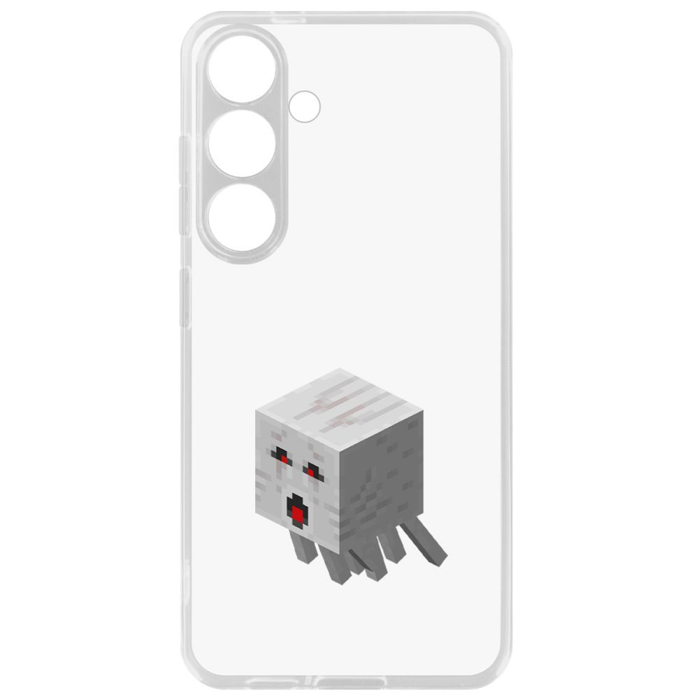 

Чехол-накладка Krutoff Clear Case Minecraft-Гаст для Samsung Galaxy S24, Прозрачный