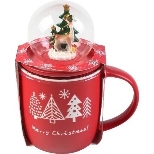 

Кружка HomeСlub Snow Ball 380 мл красная