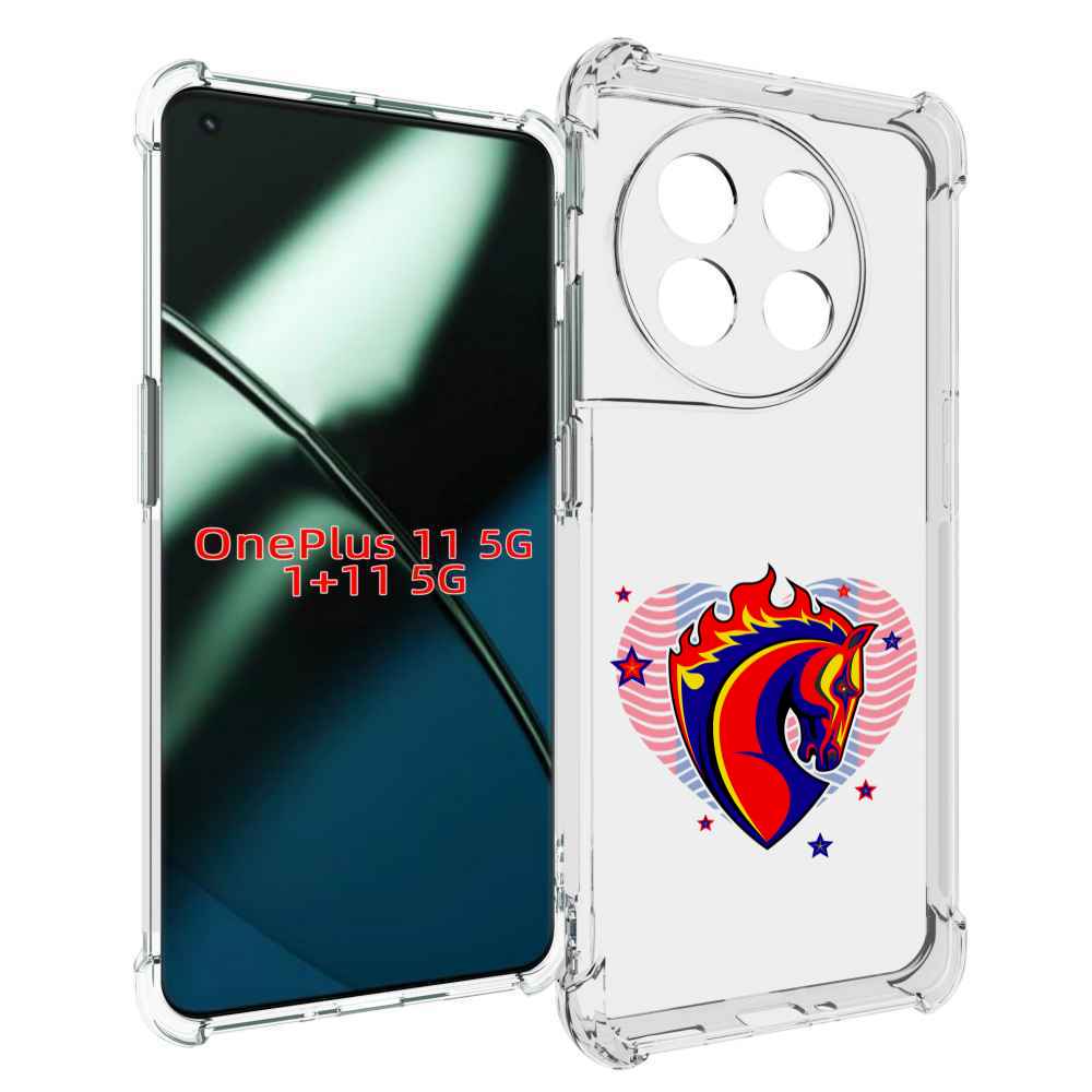 

Чехол MyPads ФК ЦСЛ Лошадь для OnePlus 11, Прозрачный, Tocco