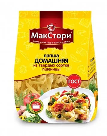 

Лапша Домашняя МакСтори, 200 г, 6 шт., Домашняя