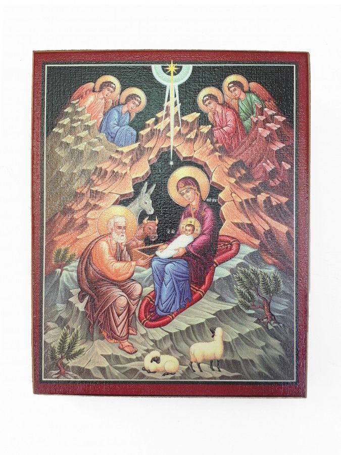 

Икона Рождество Христово 10х15 см.