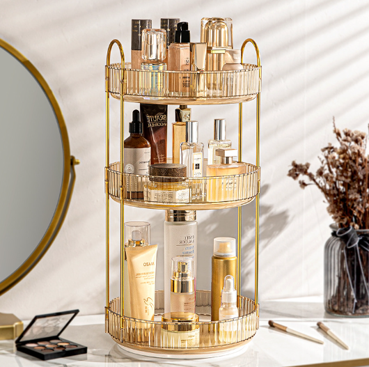 Органайзер для косметики,вращающийся,org10 подставка для хранения духов,шампуней,украшений