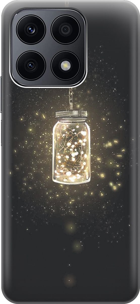 

Силиконовый чехол на Honor X8a с эффектом блеска "Ночной светильник", Желтый;оранжевый, 158886
