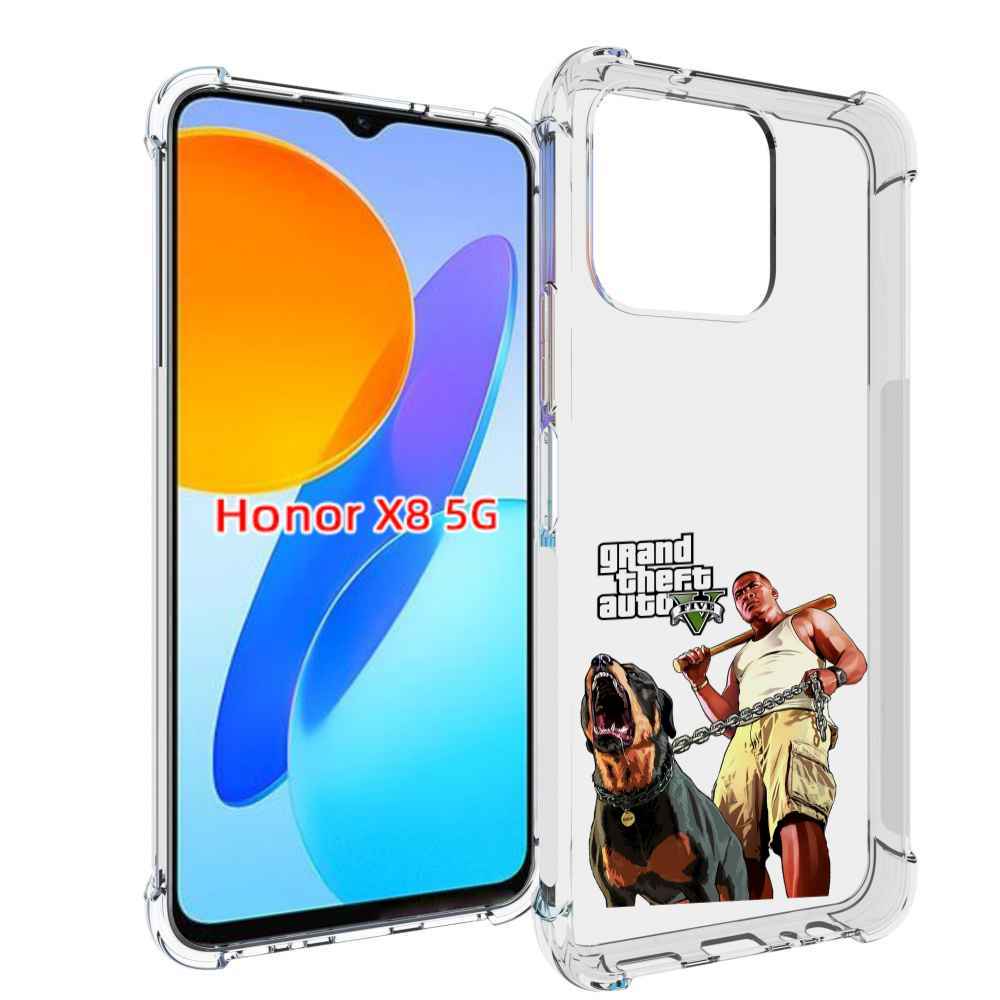 

Чехол MyPads GTA грозная собака для Honor X8 5G, Прозрачный, Tocco