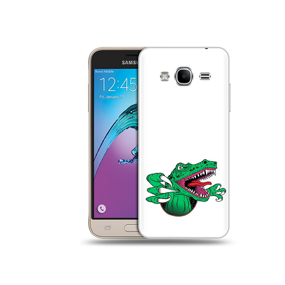 

Чехол MyPads Tocco для Samsung Galaxy J3 (2016) крокодил (PT29089.580.417), Прозрачный, Tocco