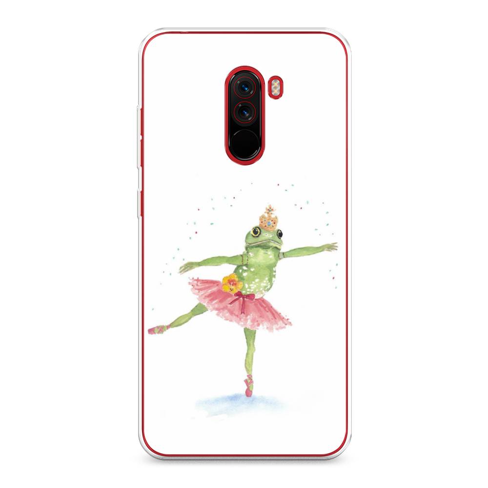 

Чехол на Xiaomi Pocophone F1 "Лягушка-балерина", Зеленый, 34450-4