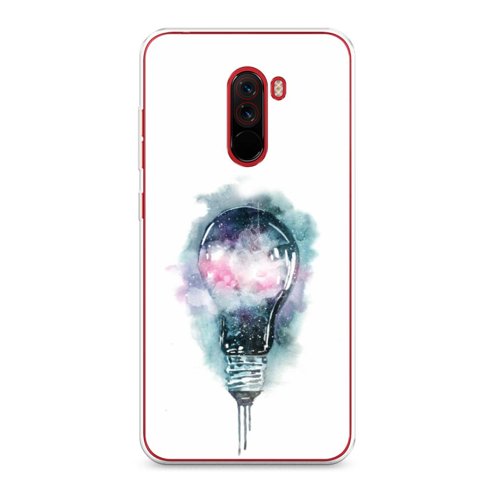 

Чехол на Xiaomi Pocophone F1 "Волшебная лампа", Белый;серый, 34450-4