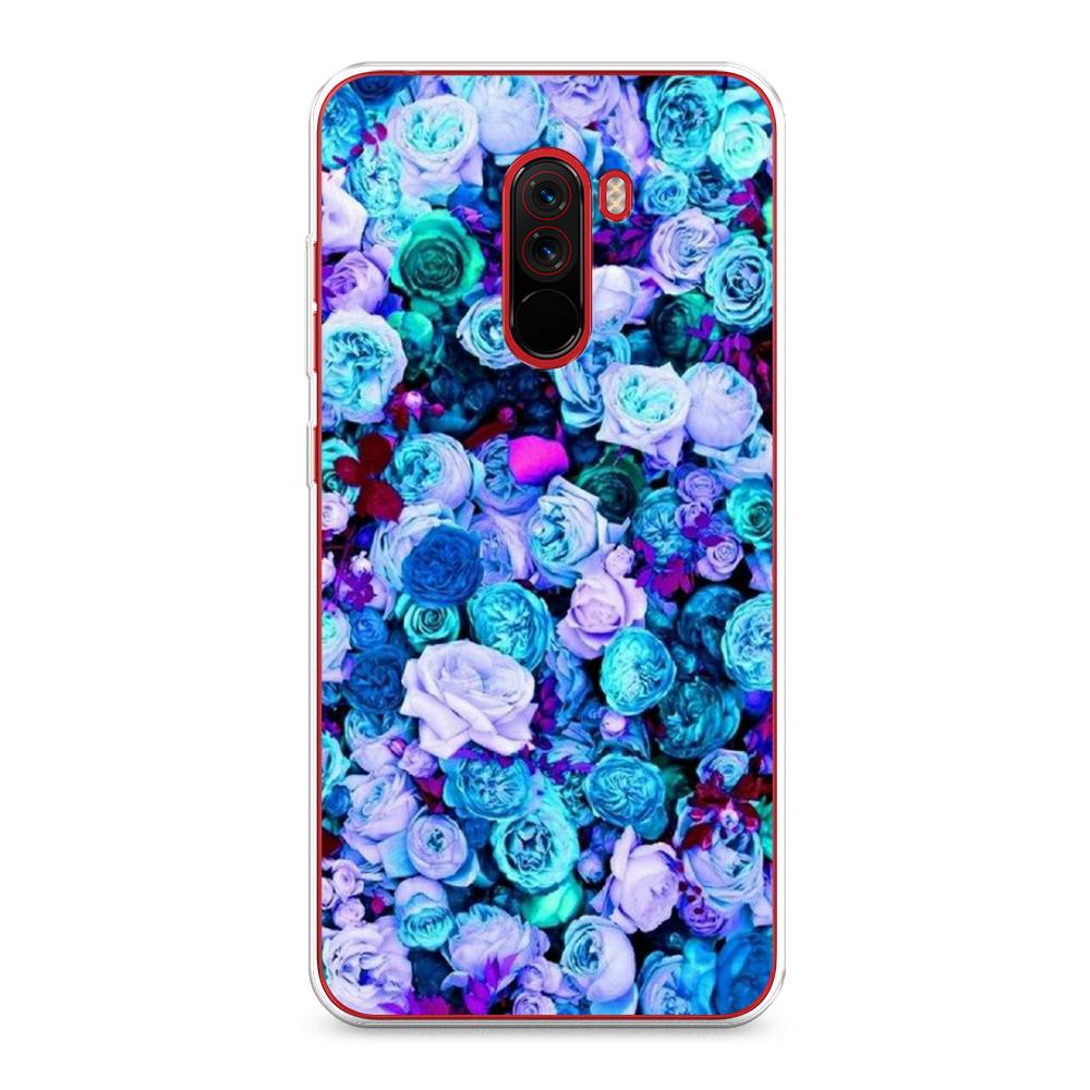 

Чехол на Xiaomi Pocophone F1 "Цветочный ковер", Фиолетовый, 34450-2