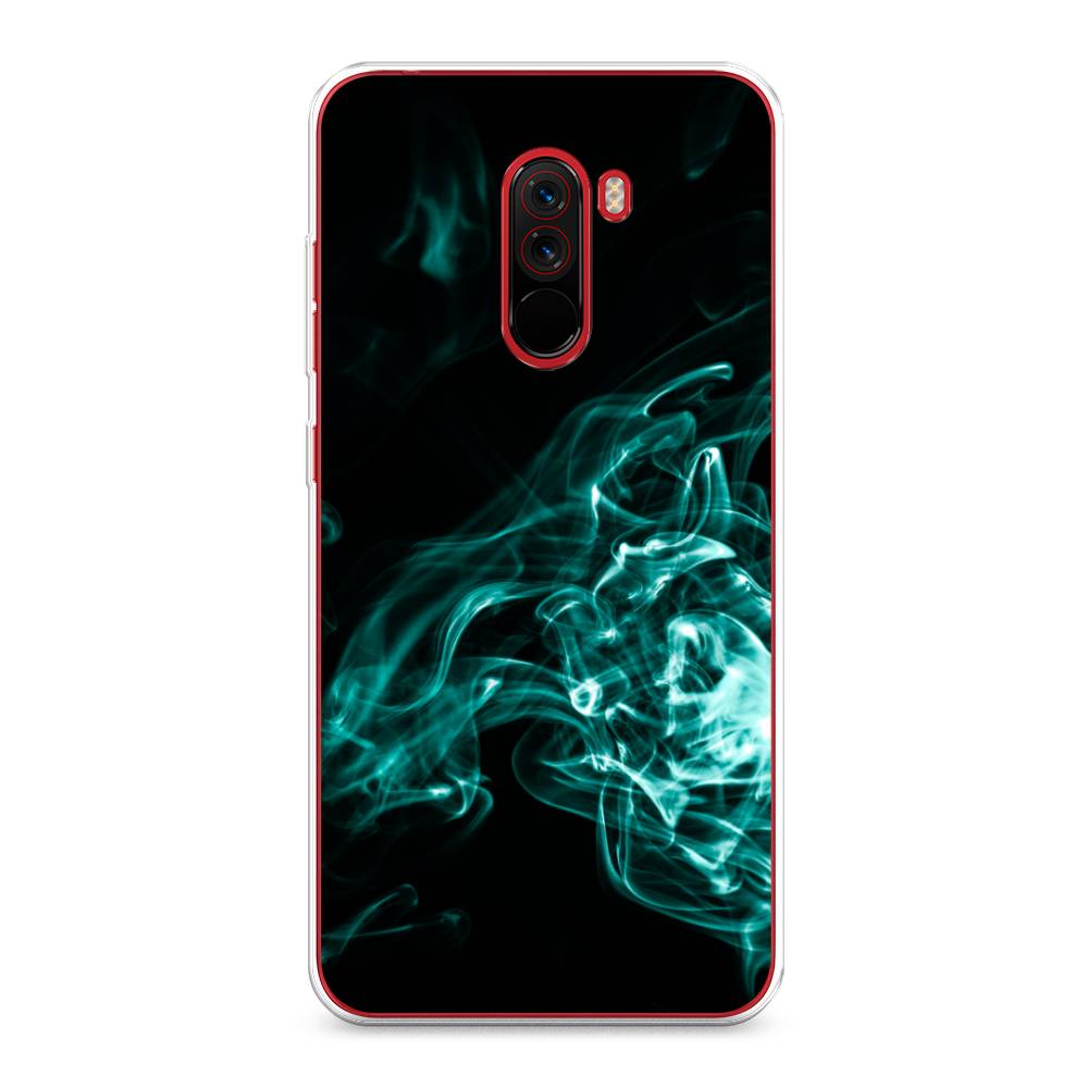 

Чехол на Xiaomi Pocophone F1 "Дым", Голубой;черный, 34450-3