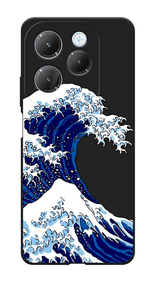 

Чехол Awog на Infinix HOT 40 "Волна в Канагаве", Синий;белый, 3105252-1