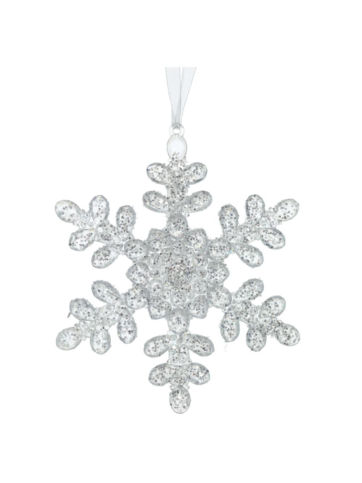 

Елочная игрушка Remeco collection Снежинка 754262_hh1 1 шт. серебристый, Снежинка