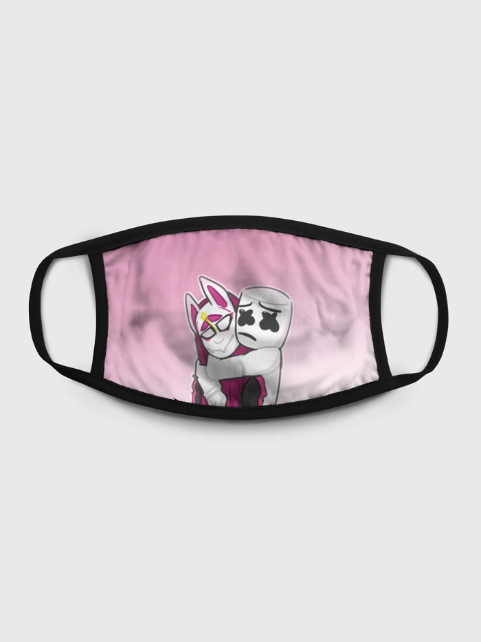 

Многоразовая маска унисекс Burnettie Fortnite Marshmello, Разноцветный, Fortnite Marshmello