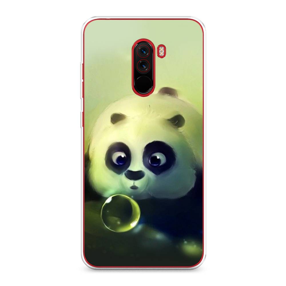 

Чехол на Xiaomi Pocophone F1 "Малыш панды", Зеленый;черный;серый, 34450-1