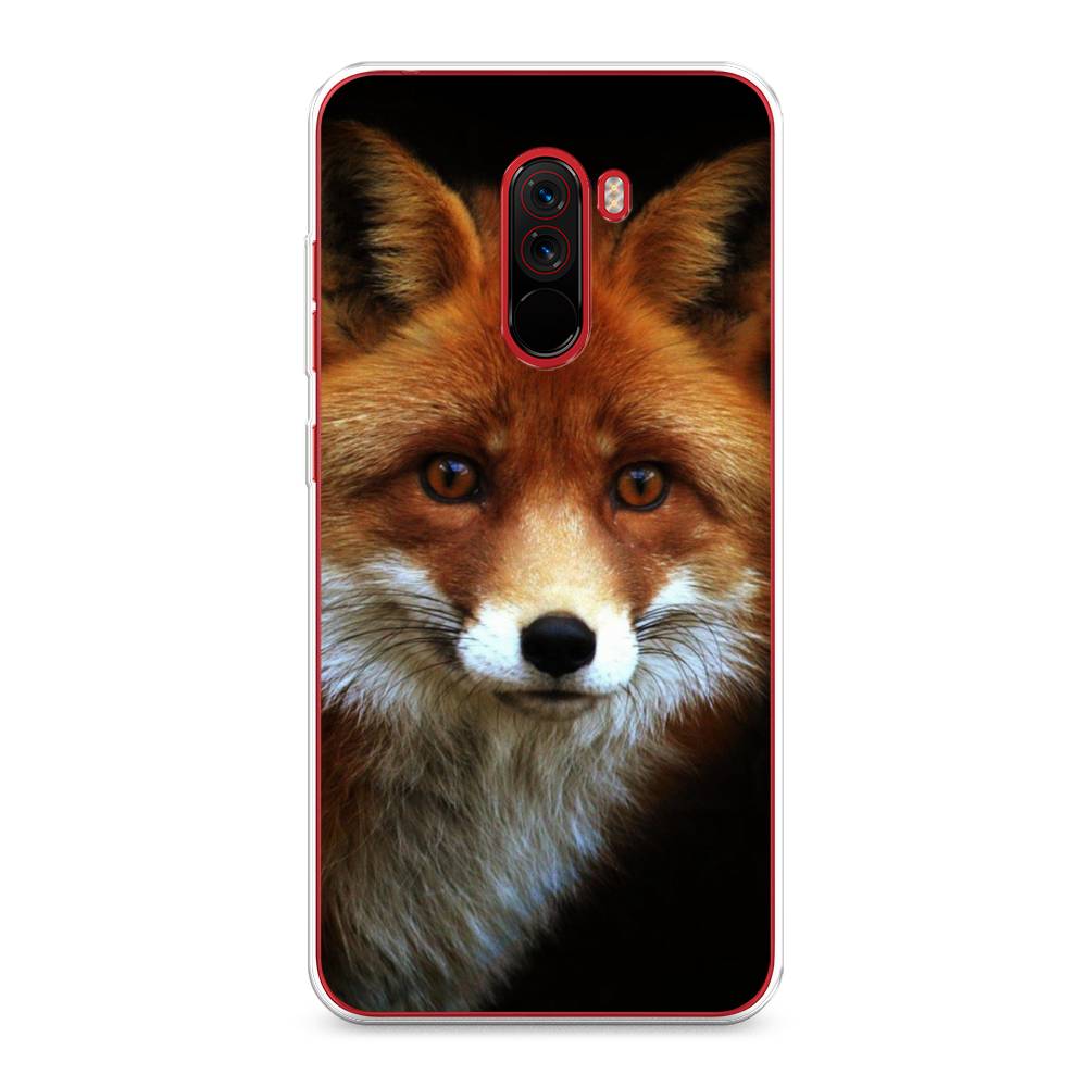 

Чехол на Xiaomi Pocophone F1 "Лиса 2", Оранжевый;черный;серый, 34450-1