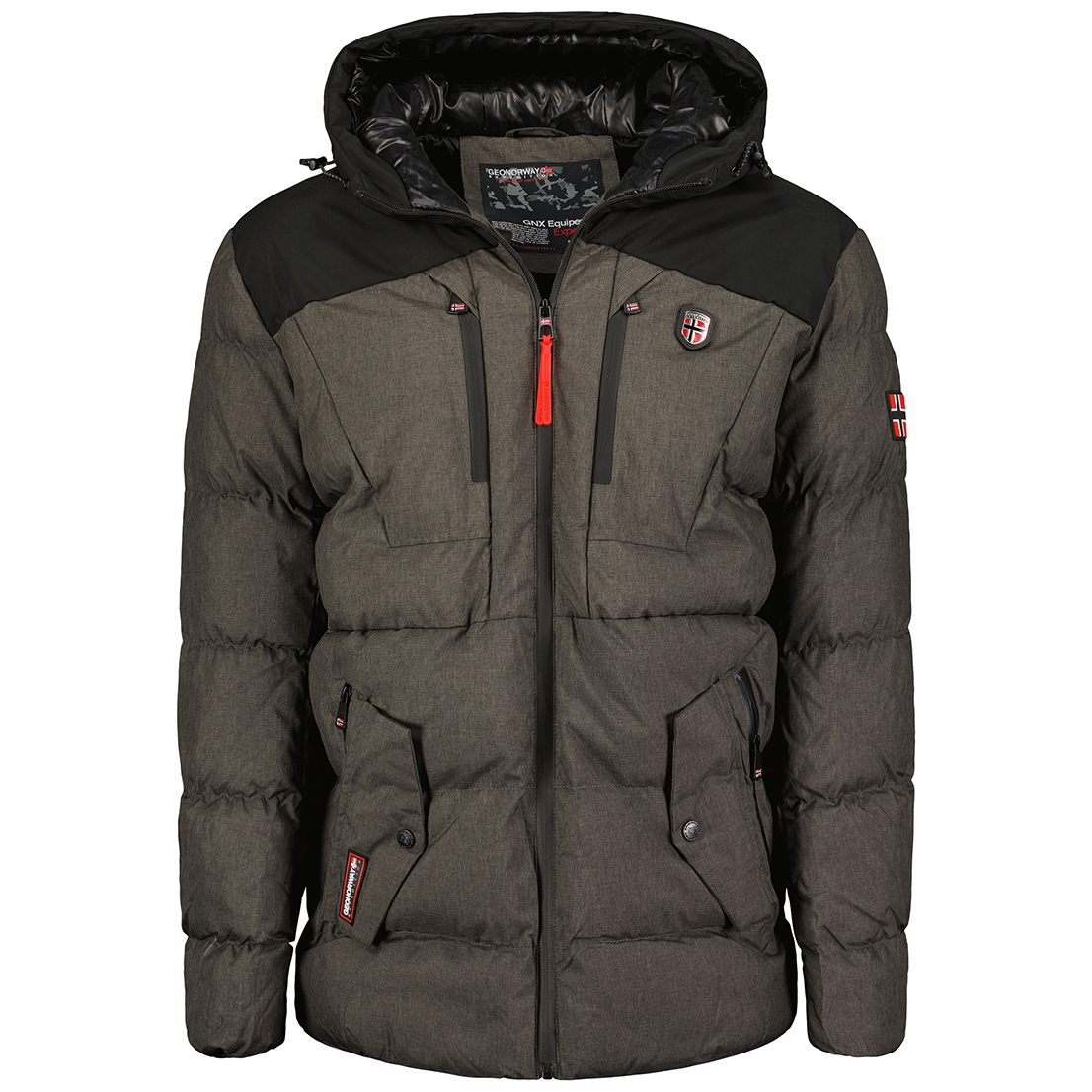 

Куртка мужская Geographical Norway WW3601H-GNO серая M, Серый, WW3601H-GNO