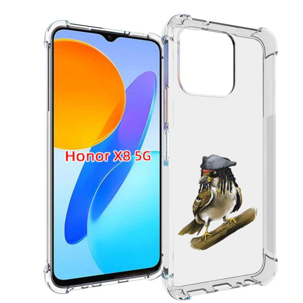 

Чехол MyPads Джек воробей для Honor X8 5G, Прозрачный, Tocco