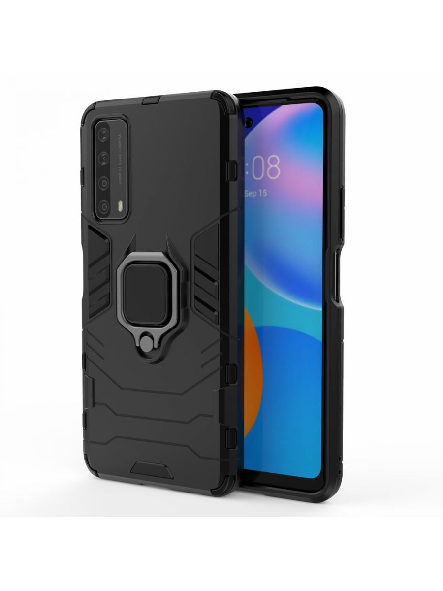 

Чехол Ring для смартфона Huawei P smart 2021 черный