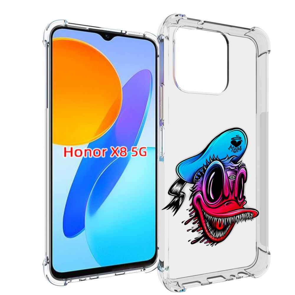 

Чехол MyPads Дональд для Honor X8 5G, Прозрачный, Tocco