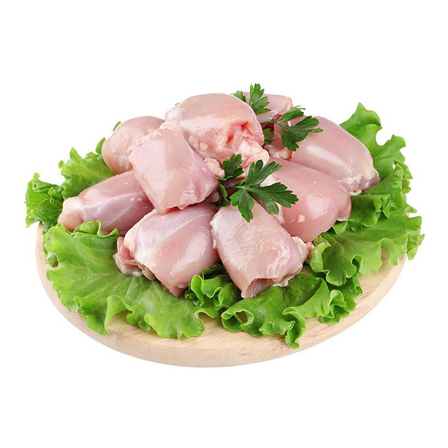 

Мясо цыпленка-бройлера мелкокусковое на кости Ясные зори для чахохбили или шашлыка +-800 г