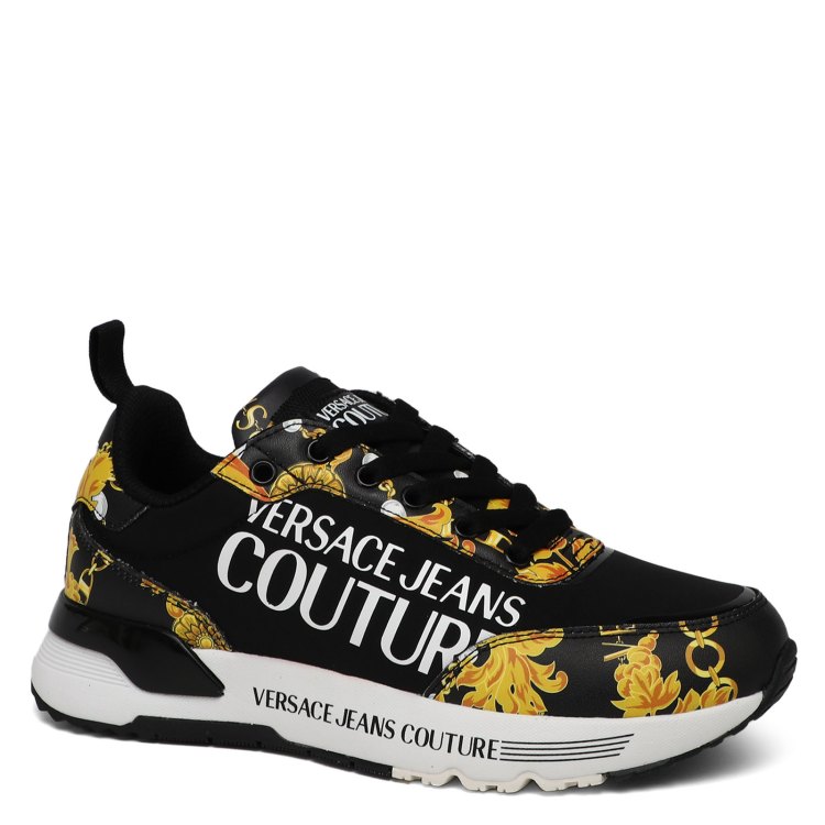 

Кроссовки женские Versace Jeans Couture 75VA3SA3 черные 38 EU, Черный, 75VA3SA3