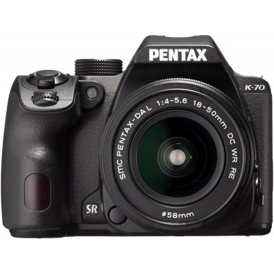 фото Фотоаппарат зеркальный pentax k-70 dal18-50re kit black