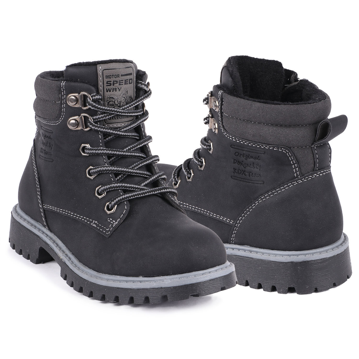 фото Ботинки kdx черный swfw21-026 black р.29