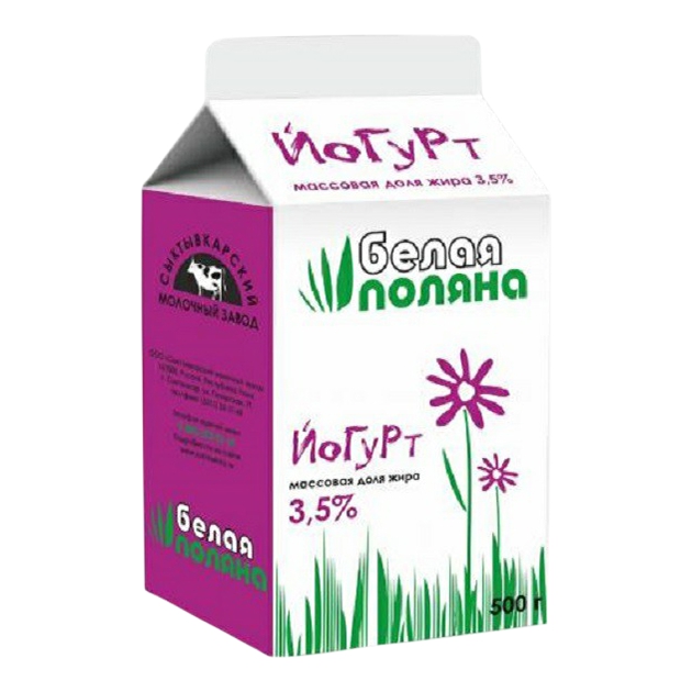 

Питьевой йогурт Белая Поляна Классический 3,5% 500 г