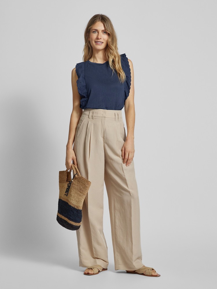 Блуза женская sOliver 2146746 синяя 40 EU 6998₽