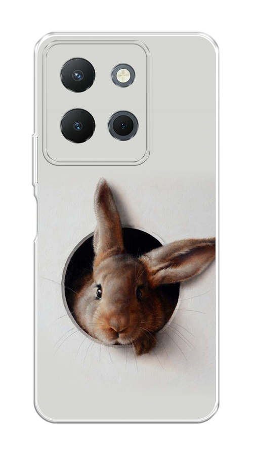 

Чехол на Vivo Y36 4G "Любопытный кролик", Серый;коричневый, 269250-1