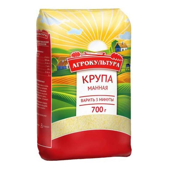 Крупа манная Агрокультура 700 г