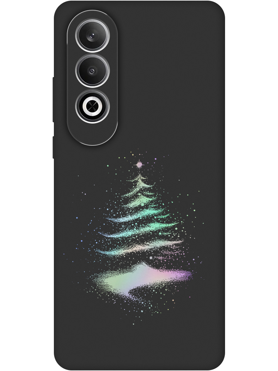 

Силиконовый чехол на OnePlus Nord CE4 с принтом "Елочка" матовый черный, Черный;серебристый, 782628841