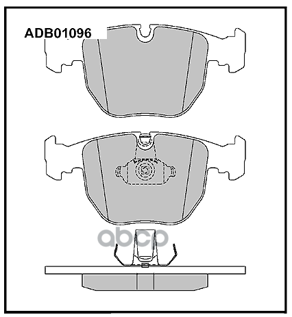 

Колодки Передние Bmw E38/39/E53(X5) Adb 01096 ALLIED NIPPON арт. ADB 01096