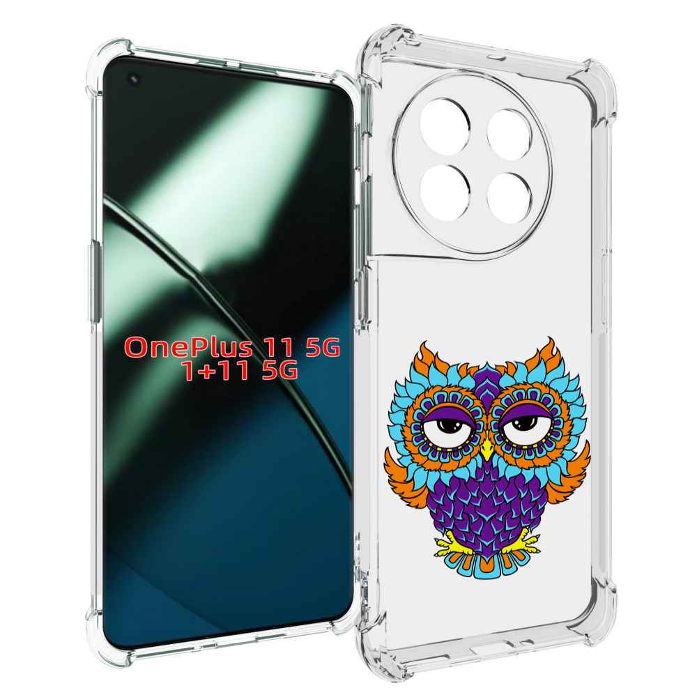

Чехол MyPads Цветная сова для OnePlus 11, Прозрачный, Tocco