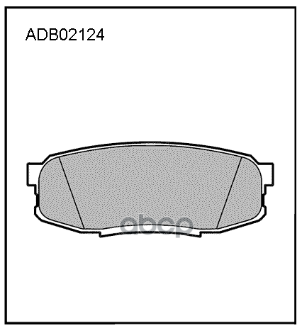 

Комплект тормозных колодок ALLIED NIPPON adb02124