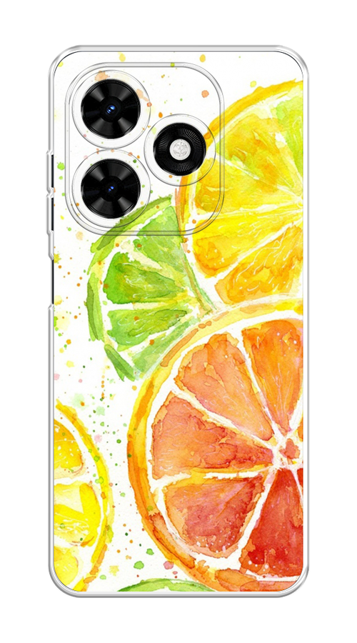 

Чехол на Tecno Spark Go 2024/Spark 20C "Цитрусовые", Белый;желтый;красный;зеленый, 304650-1